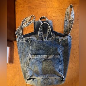 Free People- We the free oversized jean hobo